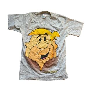 VTG The Flintstones Barney '94 T-Shirt Single Stich USA Artex Sportswear Size: L